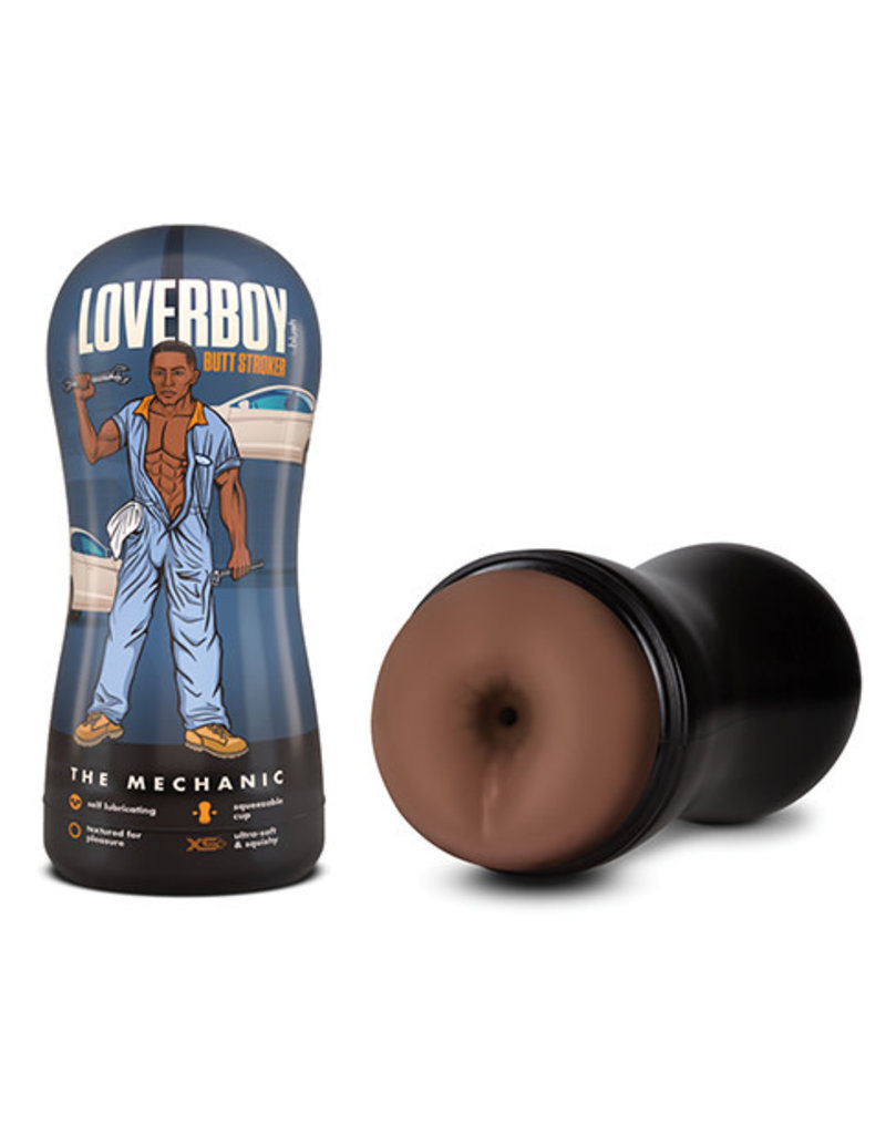 Blush Novelties Loverboy - the Mechanic - Self Lubricating Stroker - Brown