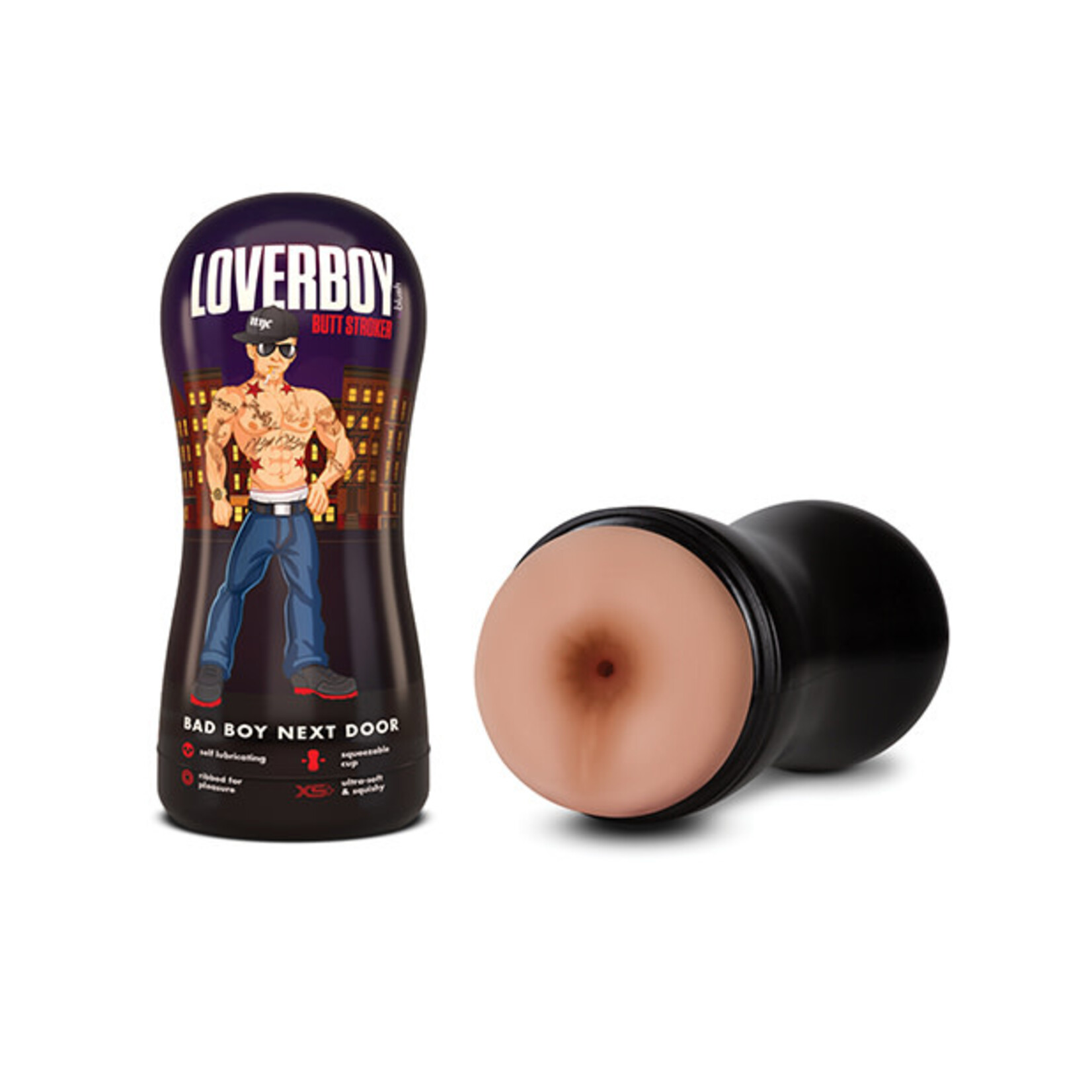Blush Novelties Loverboy - Bad Boy Next Door - Self Lubricating Stroker - Beige