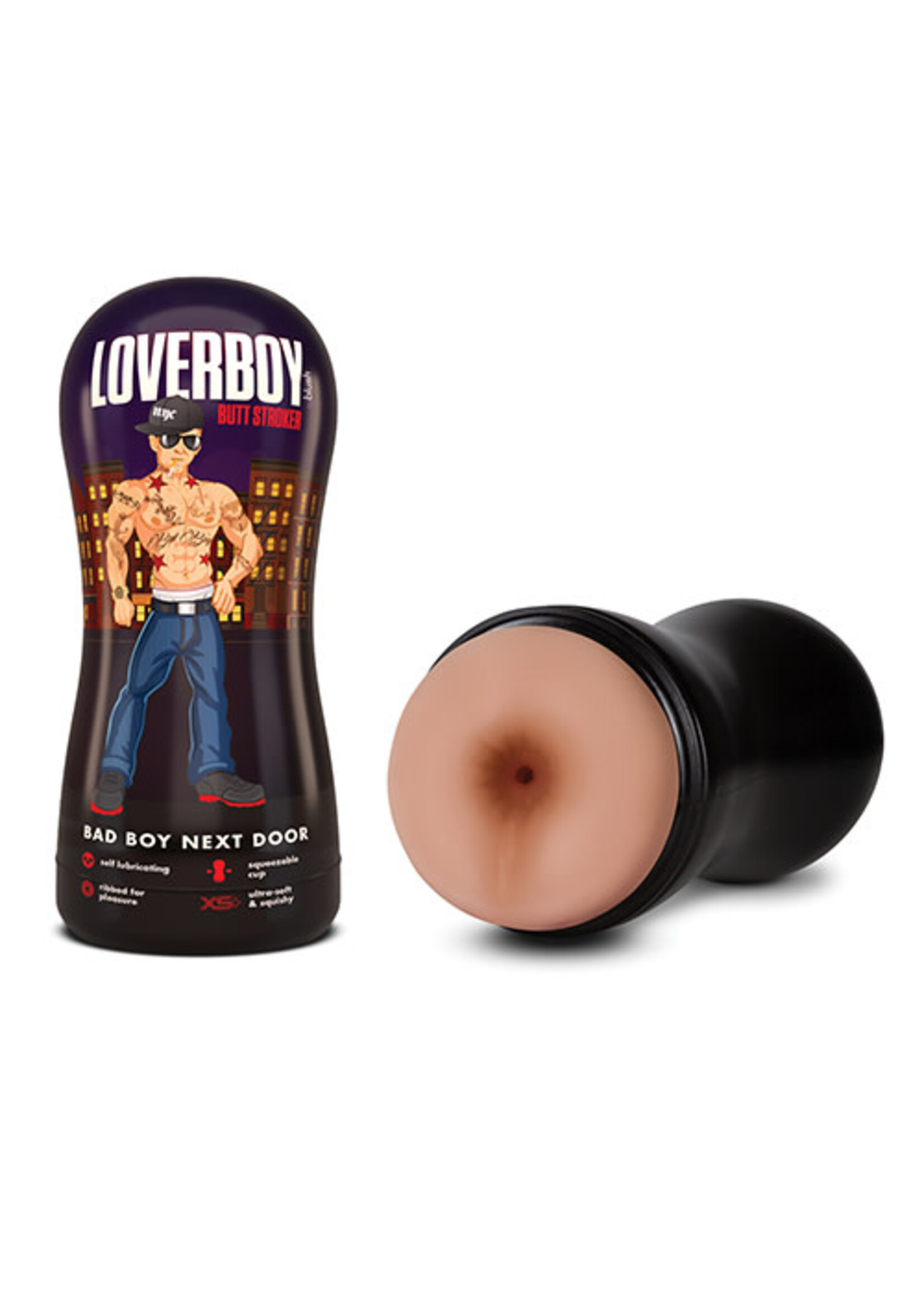 Blush Novelties Loverboy - Bad Boy Next Door - Self Lubricating Stroker - Beige