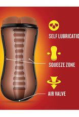 Blush Novelties Loverboy - Manny the Fireman - Self Lubricating Stroker - Tan