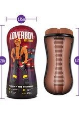 Blush Novelties Loverboy - Manny the Fireman - Self Lubricating Stroker - Tan