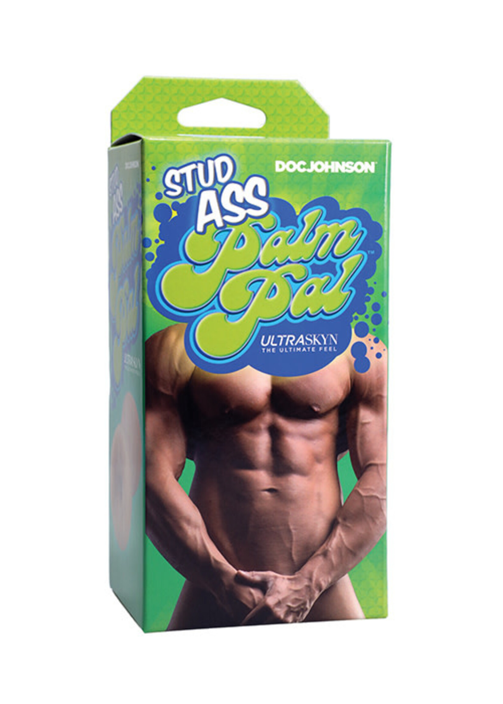 Doc Johnson Palm Pal Stud Ass Ultraskyn Masturbator - Butt - Vanilla