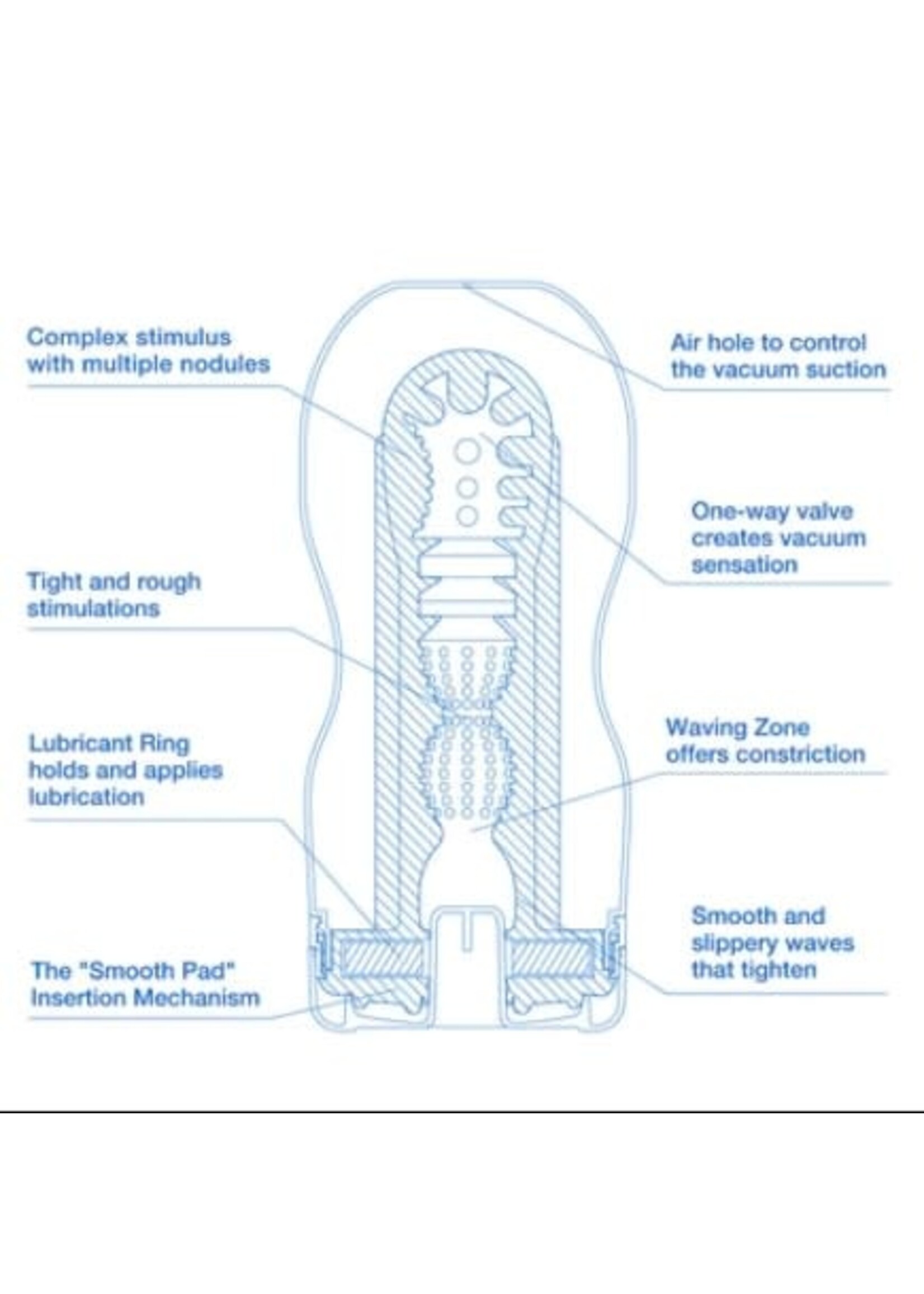 Tenga Tenga Original Vacuum Cup Cool Edition