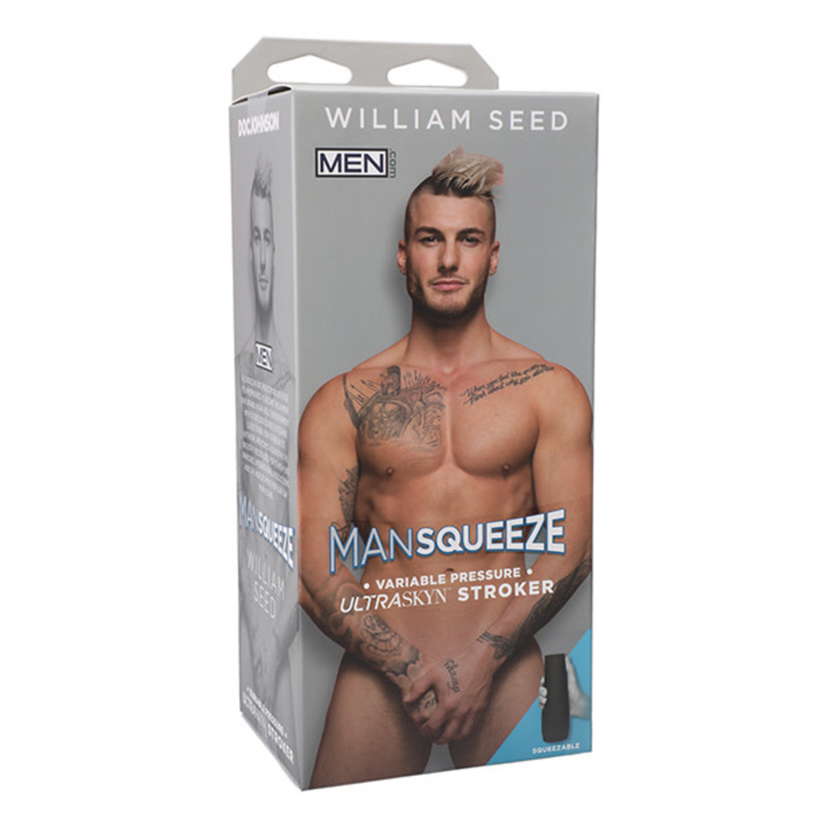 Doc Johnson Man Squeeze - William Seed - Ultraskyn Stroker - Ass