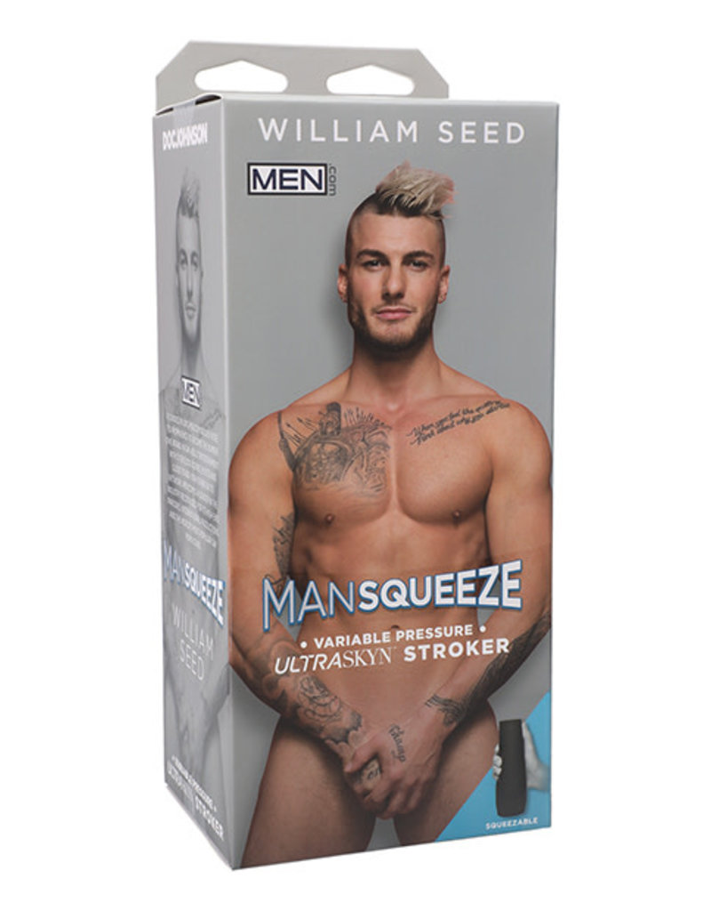 Doc Johnson Man Squeeze - William Seed - Ultraskyn Stroker - Ass
