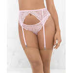 Escante Lace Romance Garterbelt - Pink