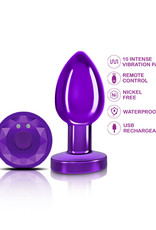 Viben Cheeky Charms Vibrating Metal Butt Plug