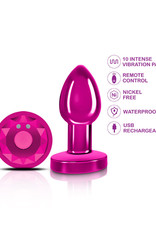 Viben Cheeky Charms Vibrating Metal Butt Plug