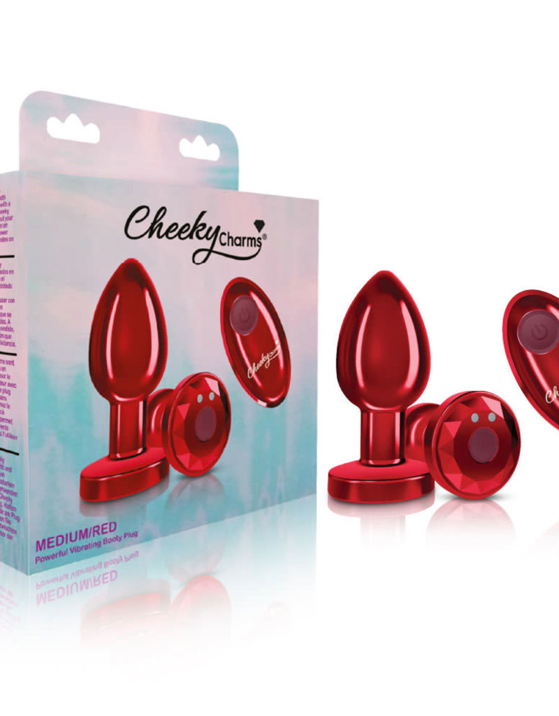 Viben Cheeky Charms Vibrating Metal Butt Plug