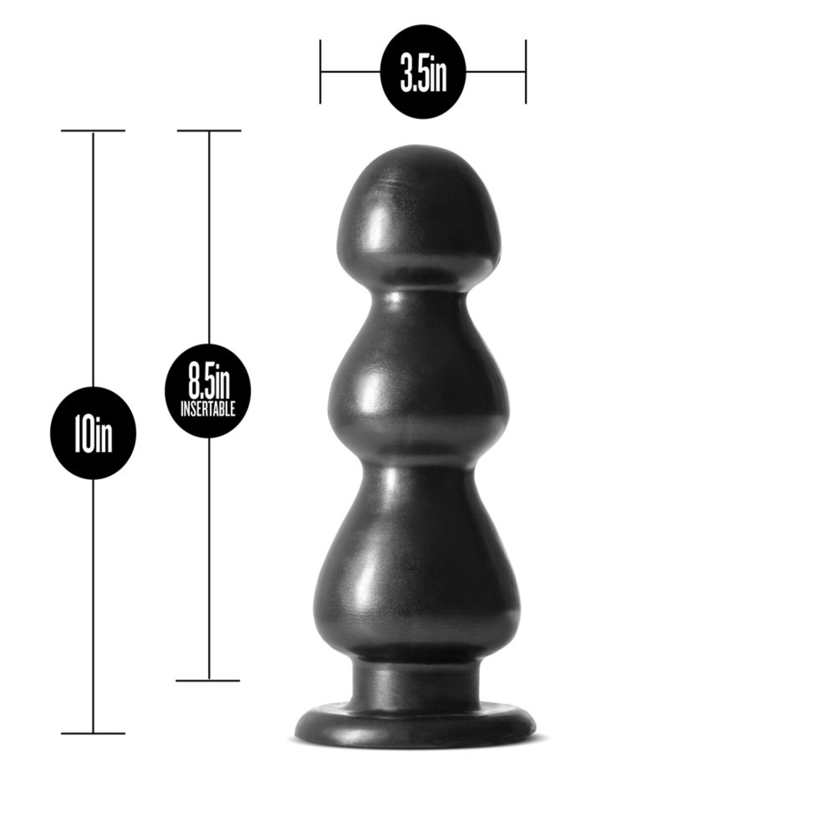 Blush Novelties Jet Fierce Carbon Metallic Black