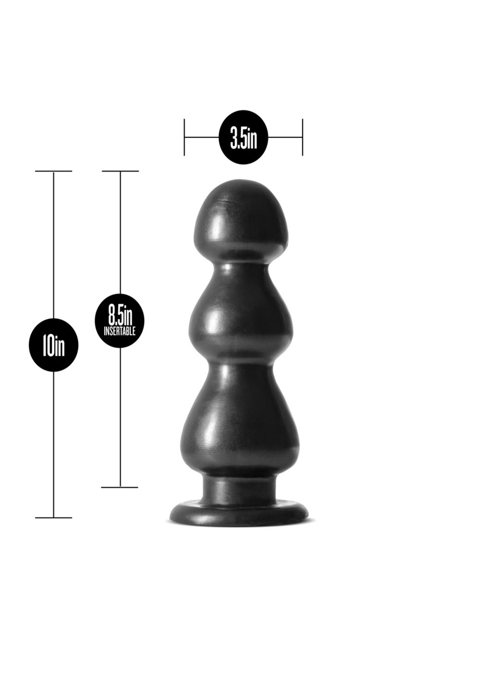 Blush Novelties Jet Fierce Carbon Metallic Black