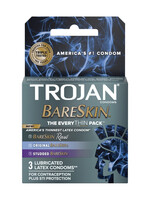 Trojan Condoms Trojan Bareskin Everythin Lubricated Latex Condoms Assorted 3-Pack