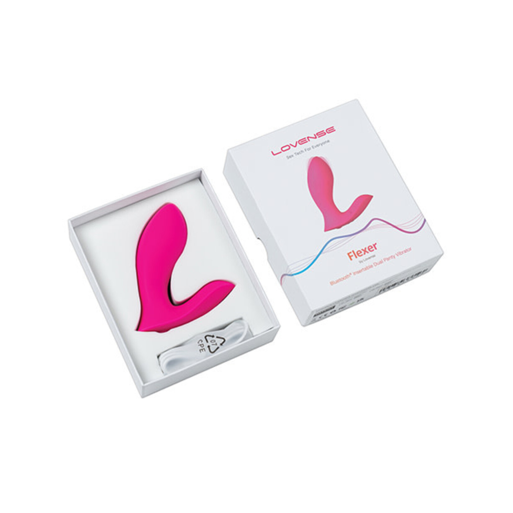 LOVENSE Lovense Flexer Dual Panty Vibrator - Pink