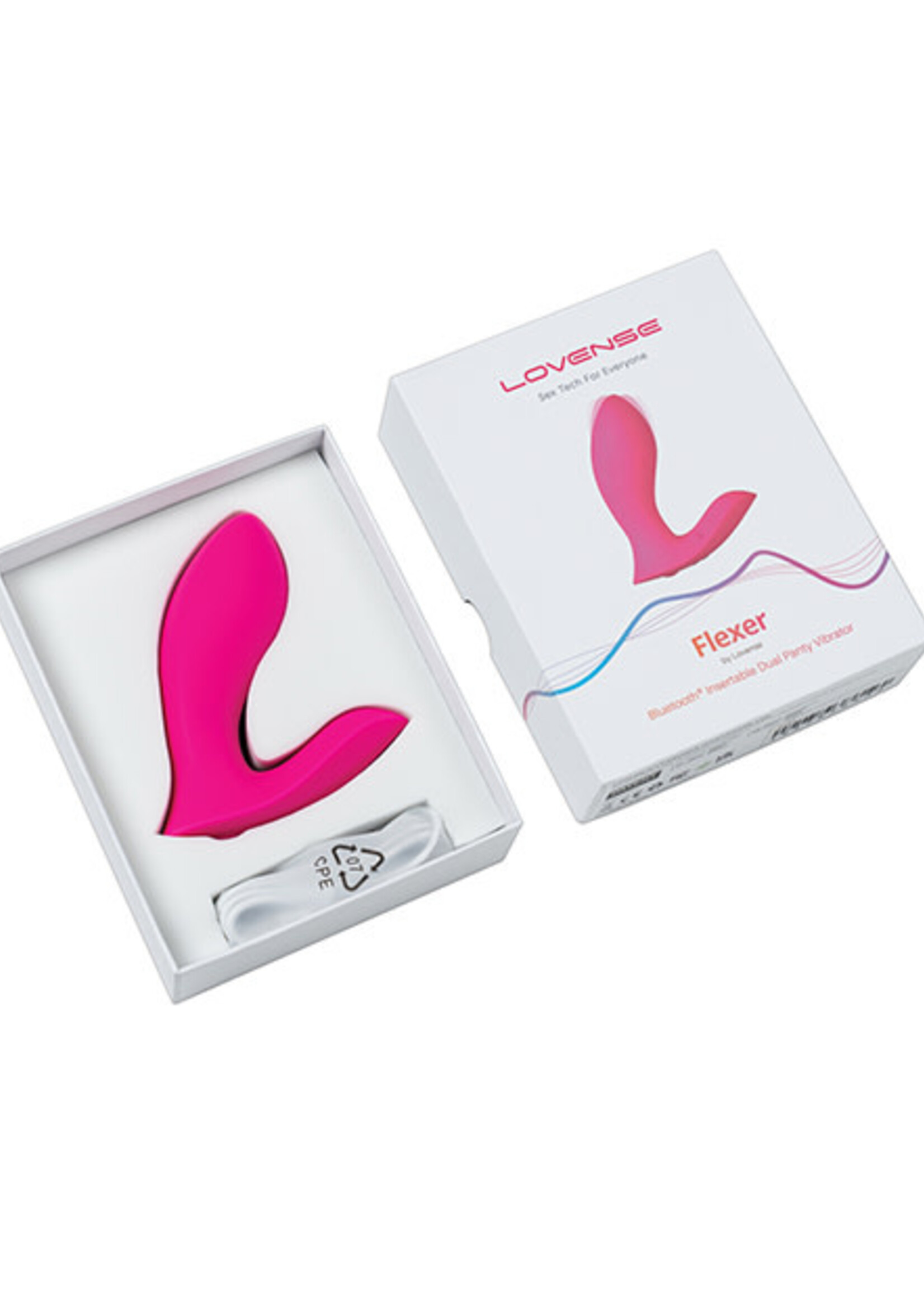 LOVENSE Lovense Flexer Dual Panty Vibrator - Pink