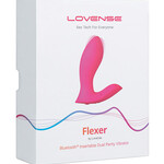 LOVENSE Lovense Flexer Dual Panty Vibrator - Pink