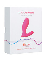 LOVENSE Lovense Flexer Dual Panty Vibrator - Pink