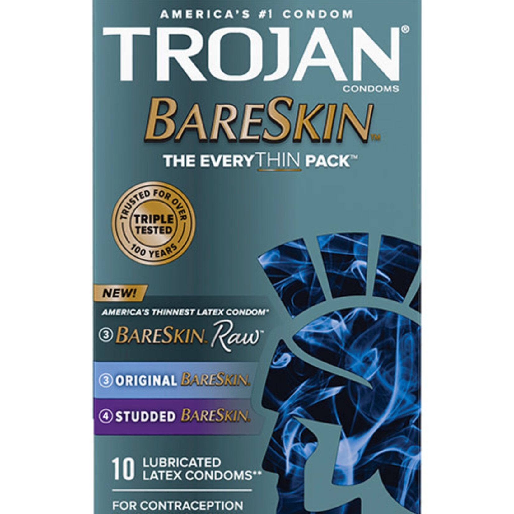 Trojan Condoms Trojan Bareskin EveryThin - 10 pk