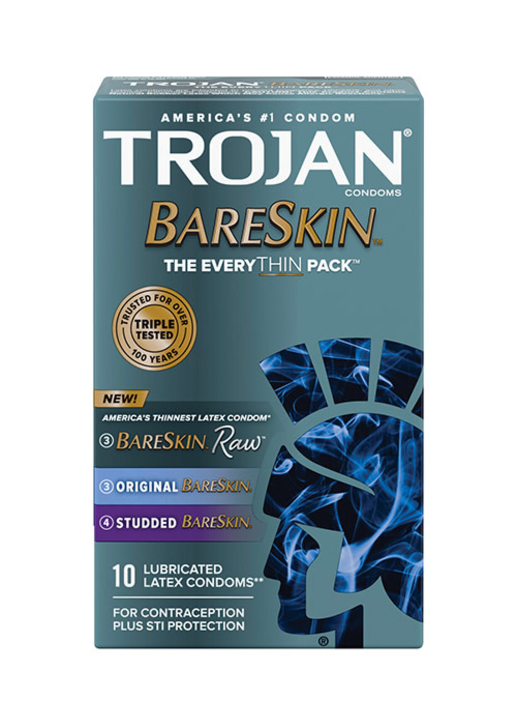 Trojan Condoms Trojan Bareskin EveryThin - 10 pk