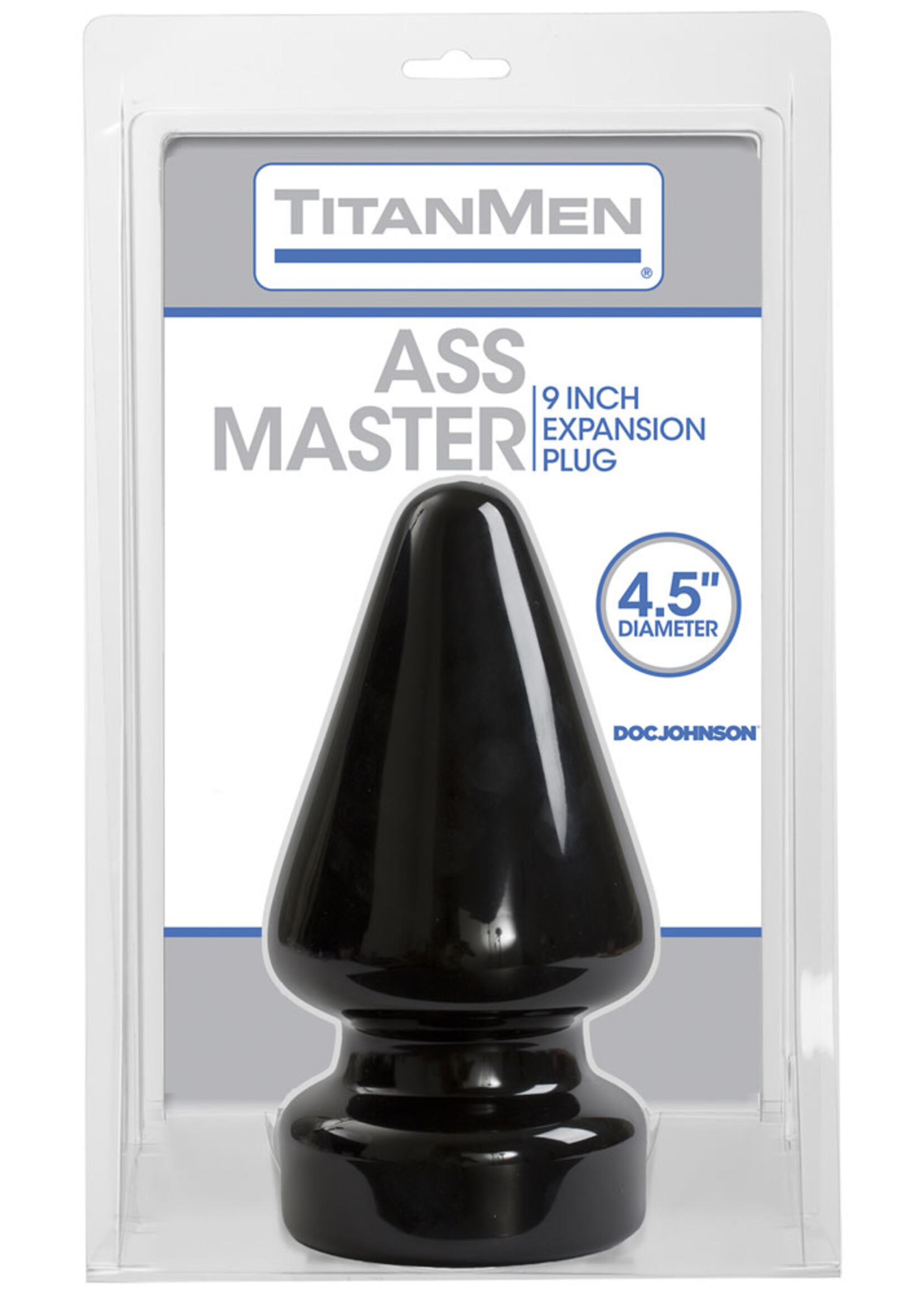 Doc Johnson TitanMen Butt Plug - 4.5-inch Diamter Ass Master