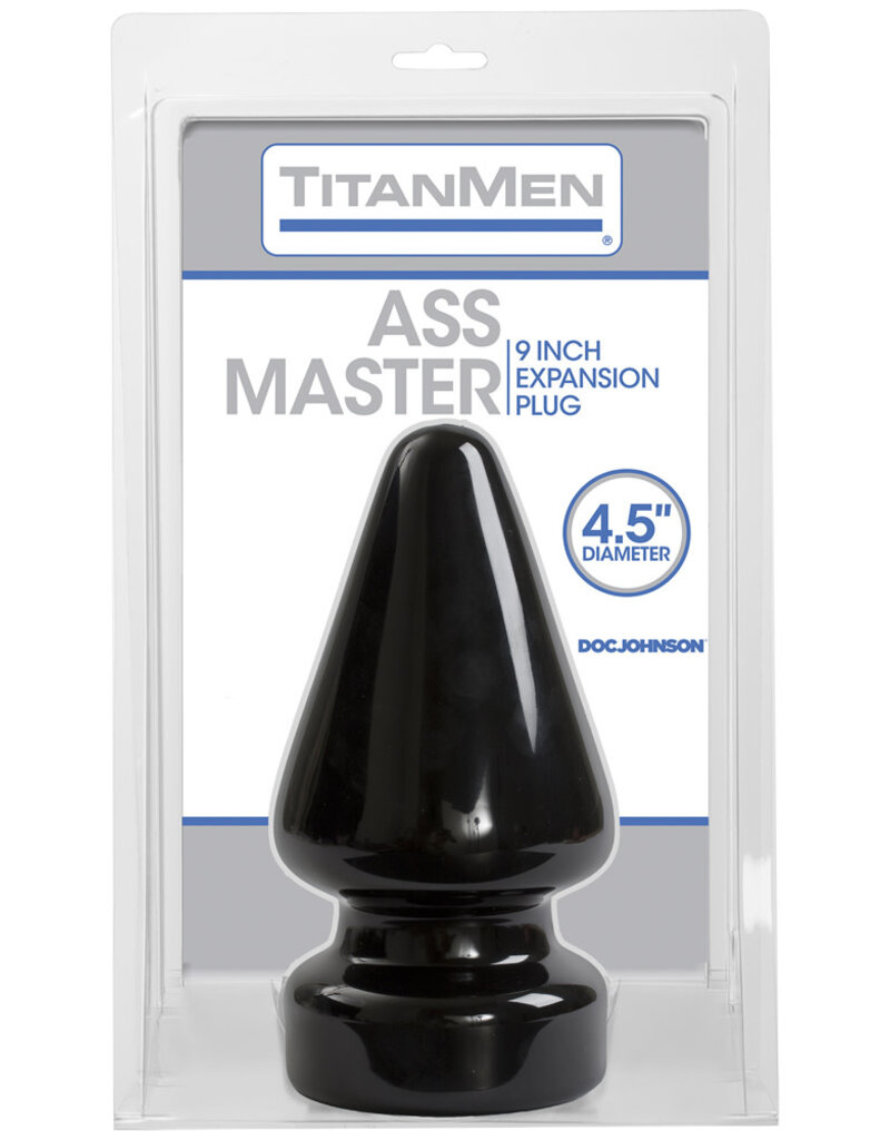 Doc Johnson TitanMen Butt Plug - 4.5-inch Diamter Ass Master