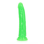 Shots RealRock Realrock Glow In The Dark Slim Dildo 8''