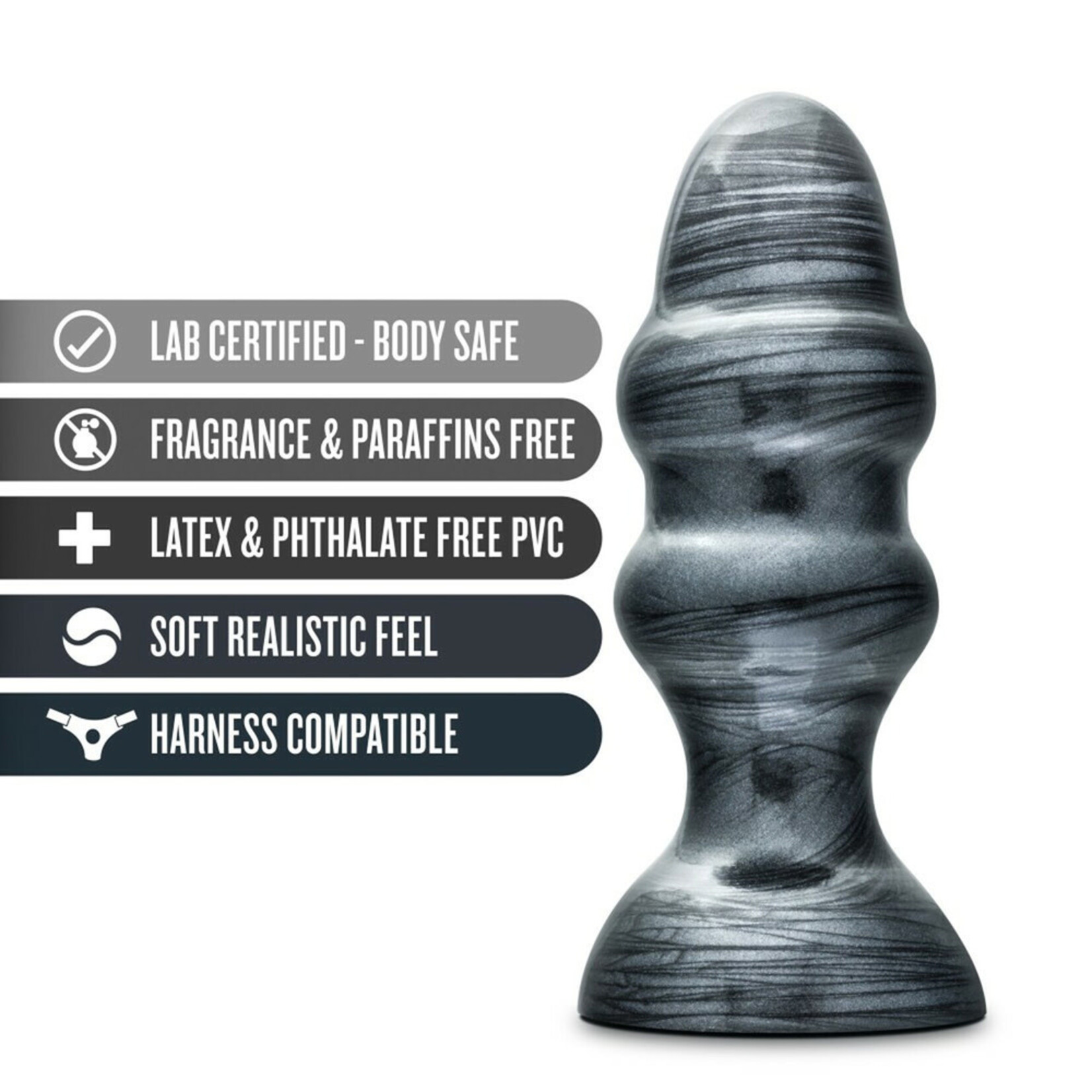 Blush Novelties Jet Stealth Carbon Metallic Black