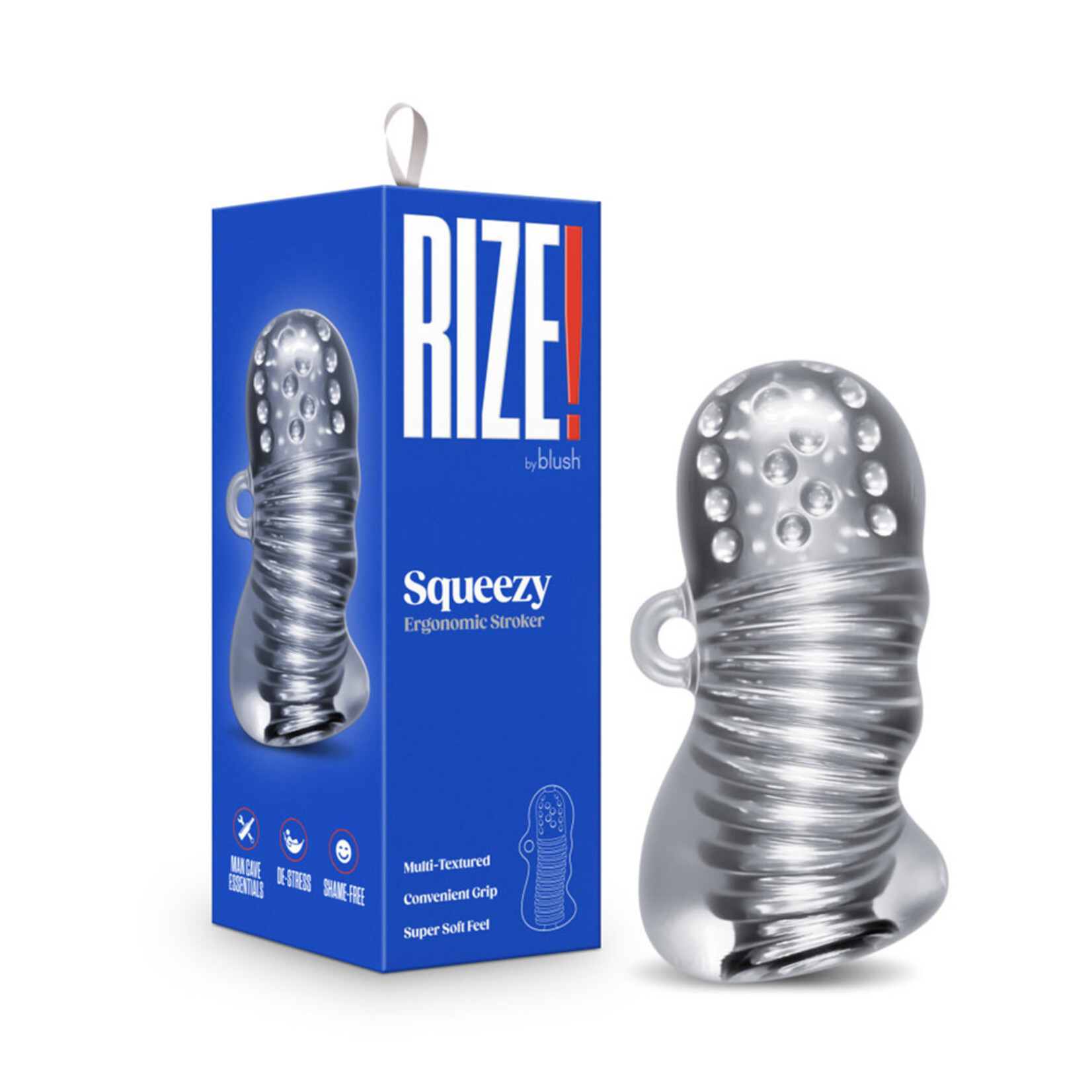 Blush Novelties Rize Squeezy Clear