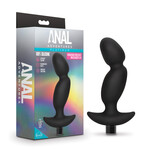 Blush Novelties Blush Anal Adventures Platinum Silicone Vibrating Prostate Massager 04 - Black