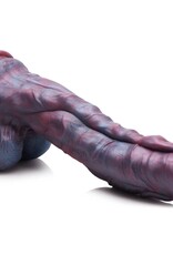 XR Brands Creature Cocks Creature Cocks Hydra Sea Monster Silicone Dildo - Blue/Purple/Red