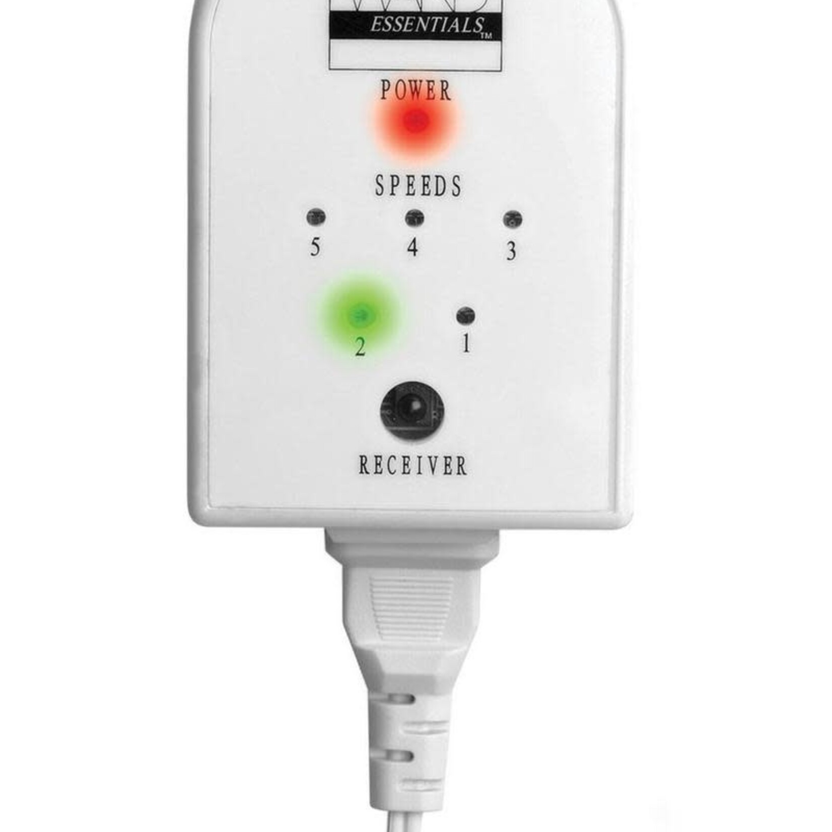 XR Brands Wand Essentials Wand Essentials EZ-Touch Wireless Remote Wand Massager Controller - White