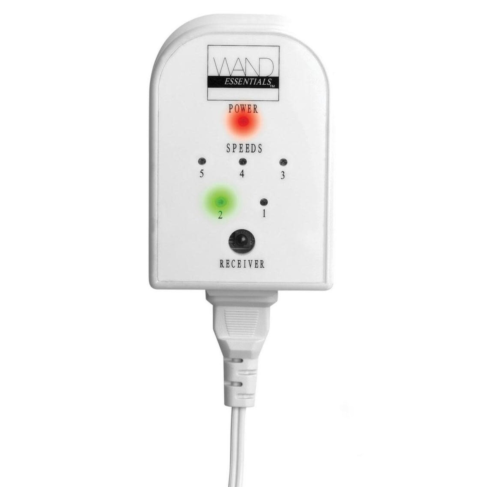XR Brands Wand Essentials Wand Essentials EZ-Touch Wireless Remote Wand Massager Controller - White