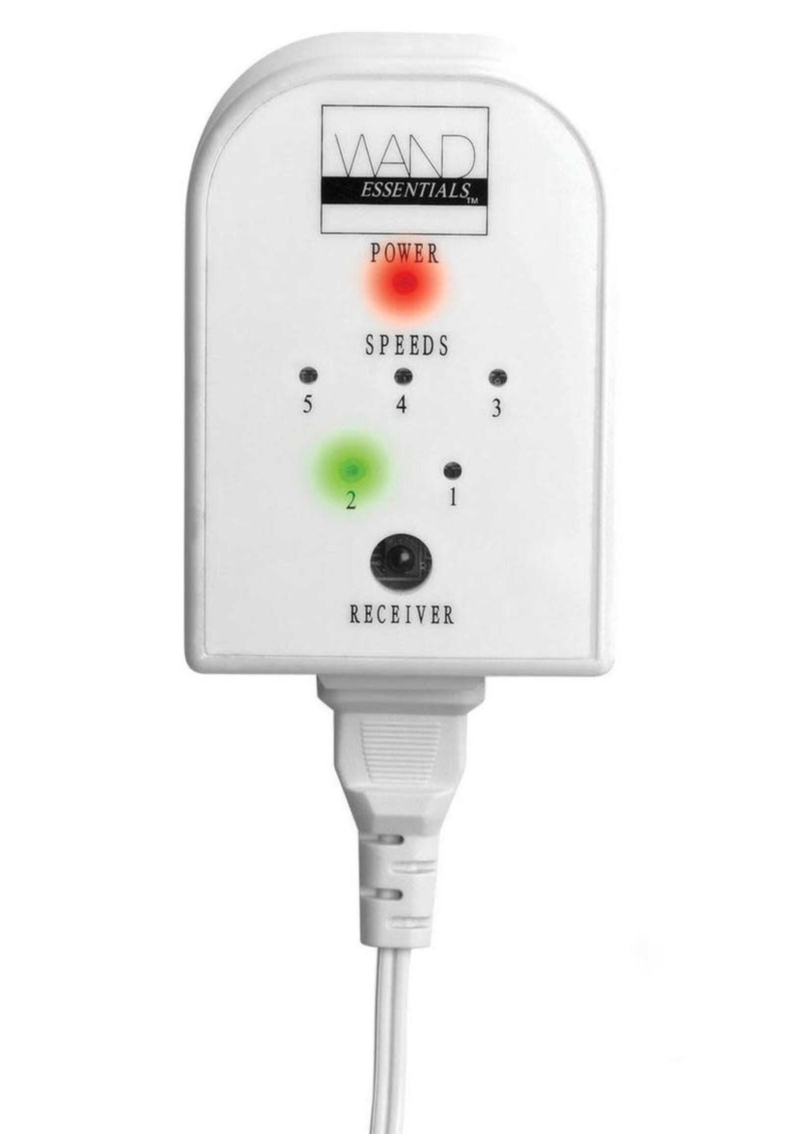 XR Brands Wand Essentials Wand Essentials EZ-Touch Wireless Remote Wand Massager Controller - White