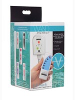 XR Brands Wand Essentials Wand Essentials EZ-Touch Wireless Remote Wand Massager Controller - White