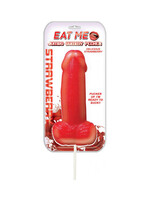 HOTT PRODUCTS Eat Me Jumbo Gummy Cock Pop - Strawberry Red