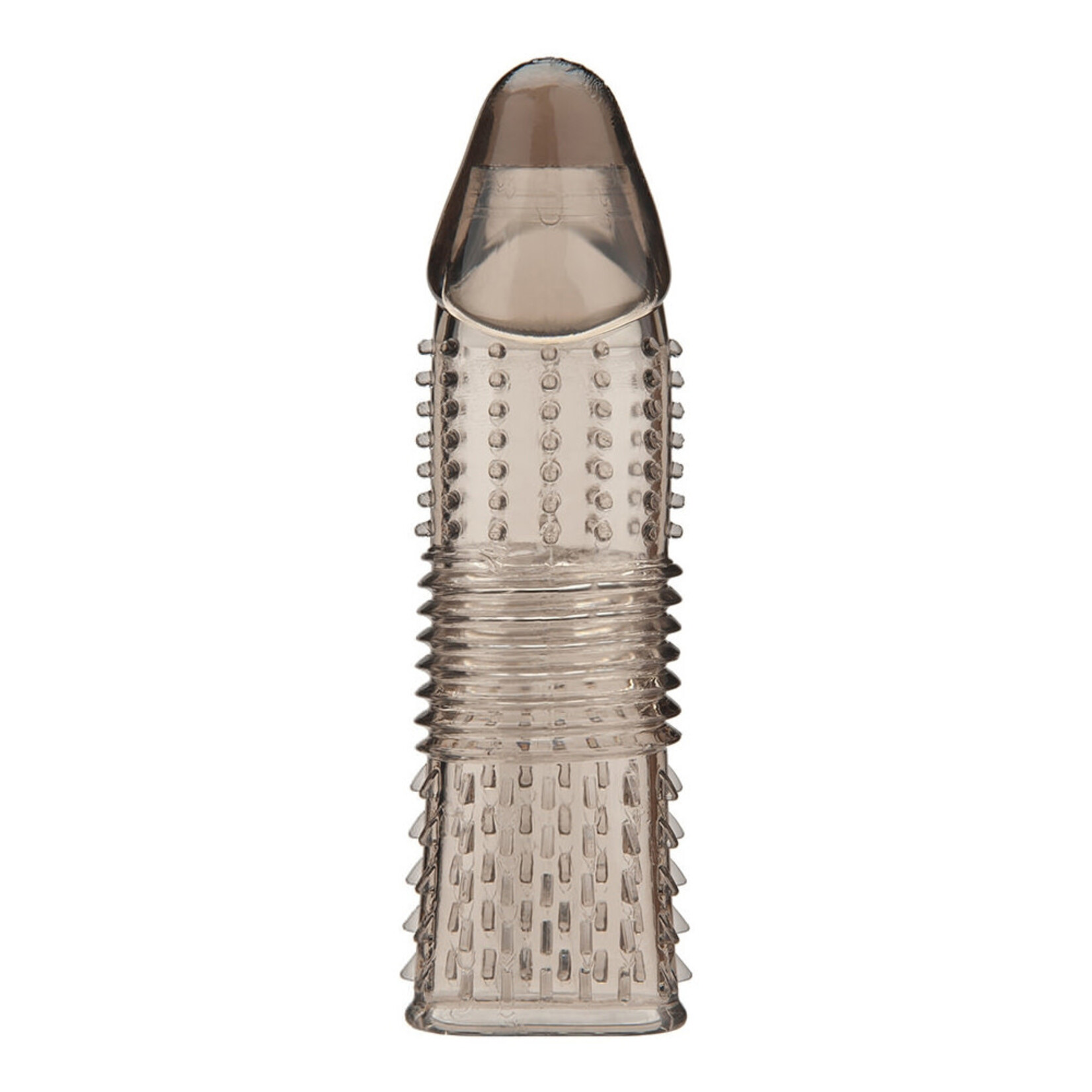 Blue Line Men Blue Line Triple Sensation Penis Enhancing Sleeve Extension 6.5in - Smoke