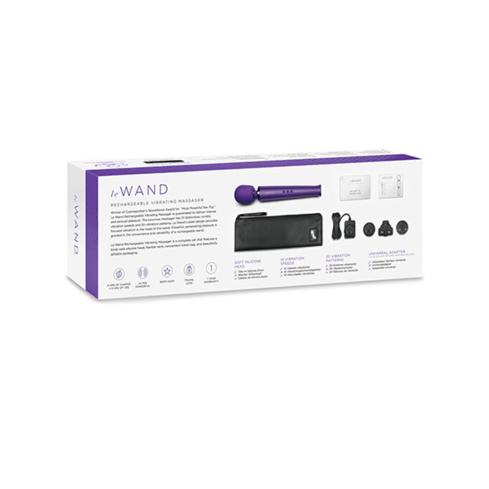 Le Wand Le Wand Rechargeable Massager - Purple