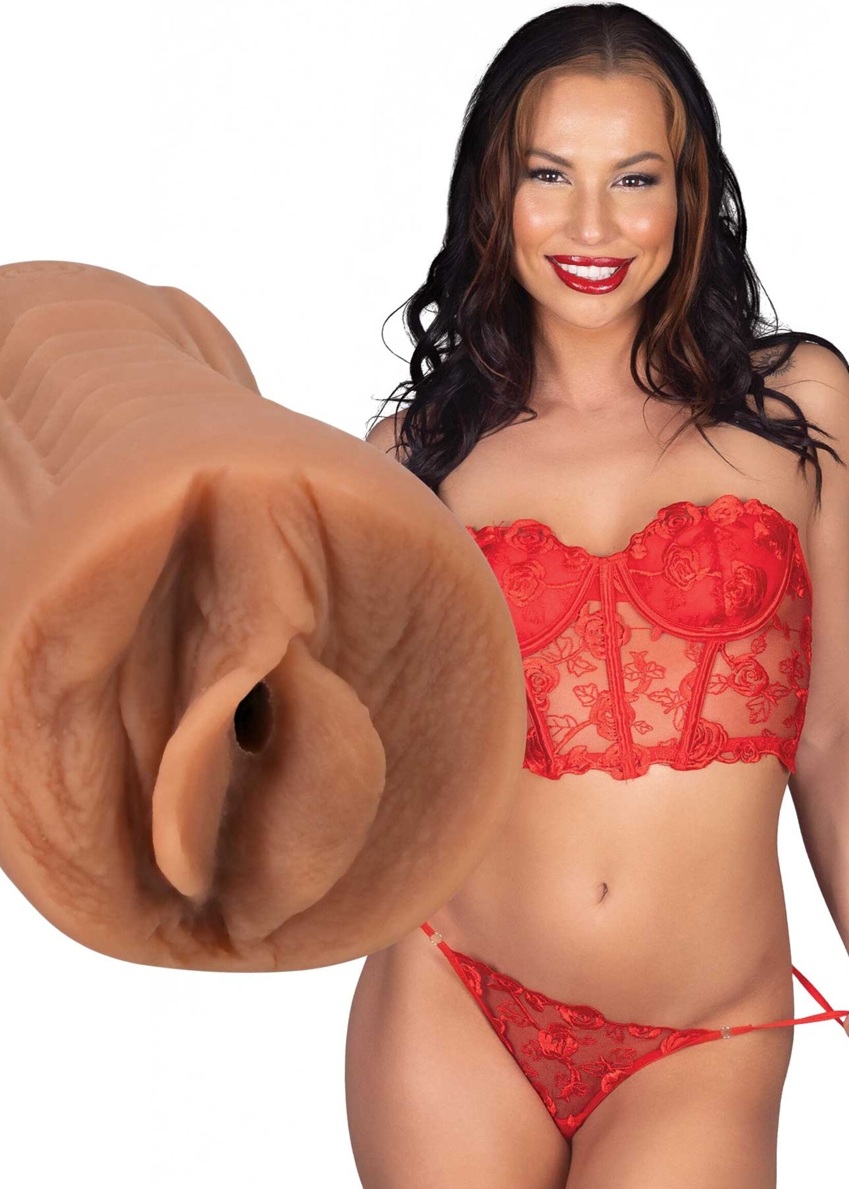 Doc Johnson Signature Strokers ULTRASKYN Pocket Pussy - Aidra Fox