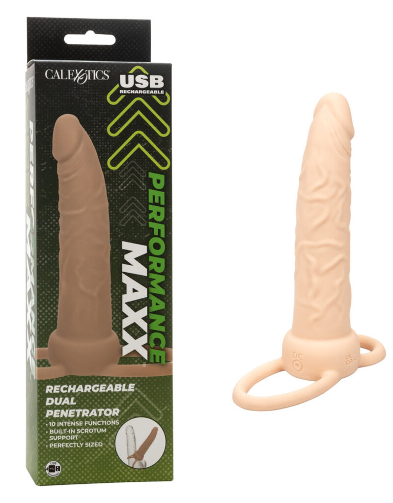 Calexotics Performance Maxx Rechargeable Silicone Dual Penetrator