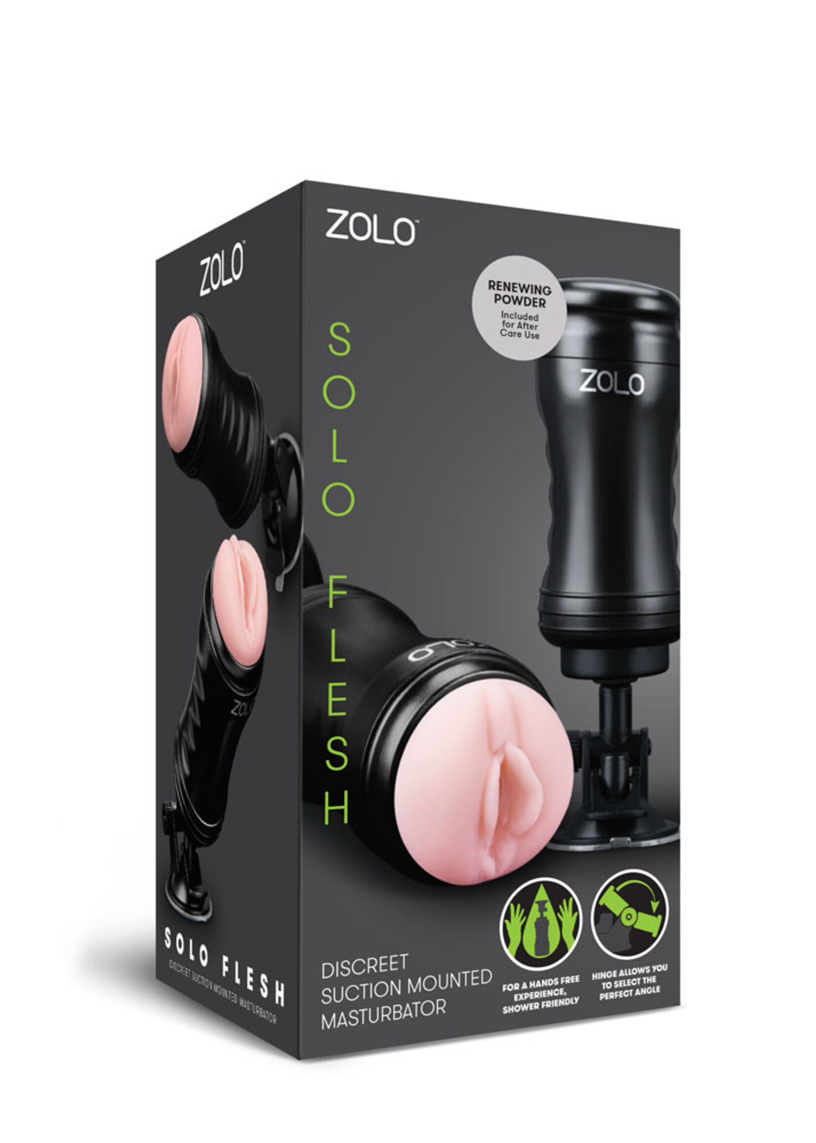 Zolo Zolo Solo Hands Free Masturbator - Pussy - Vanilla