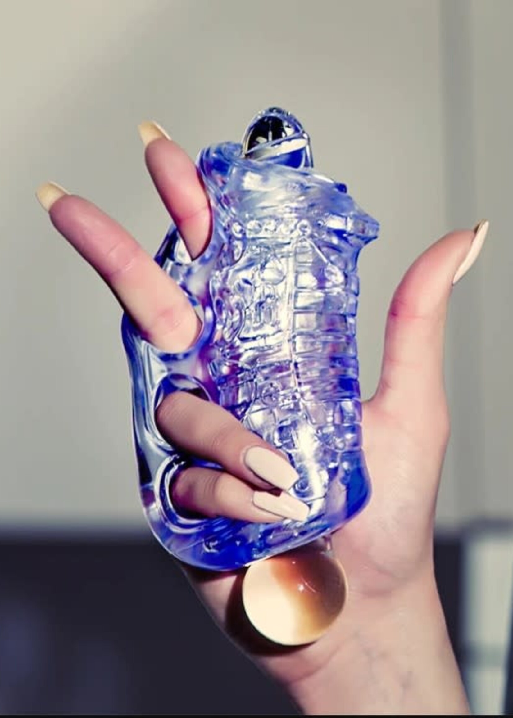 Fleshlight Fleshskins Grip Blue Ice