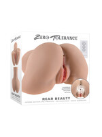 Zero Tolerance Zero Tolerance Rear Beauty Rechargeable Dual Vibrating Realistic Ass & Vagina - Vanilla