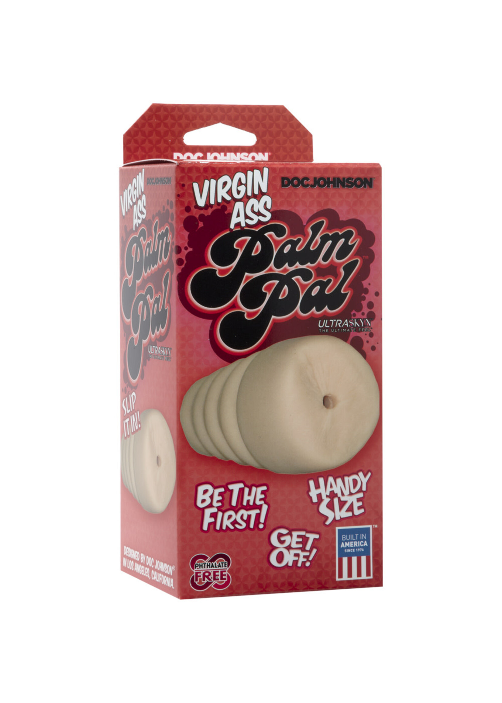 Doc Johnson Virgin Ass Palm Pal - White