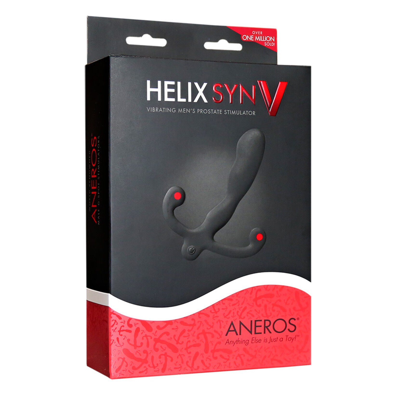 Aneros Helix Syn V - Black/Red