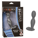 Calexotics Eclipse Rechargeable Silicone Rotator Probe - Grey