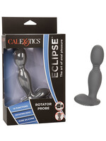 Calexotics Eclipse Rechargeable Silicone Rotator Probe - Grey
