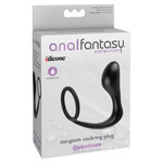 Pipedream Anal Fantasy Collection Ass Gasm Cockring Plug - Black