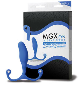 Aneros Trident Series MGX Syn P-Spot Prostate Stimulator - Blue