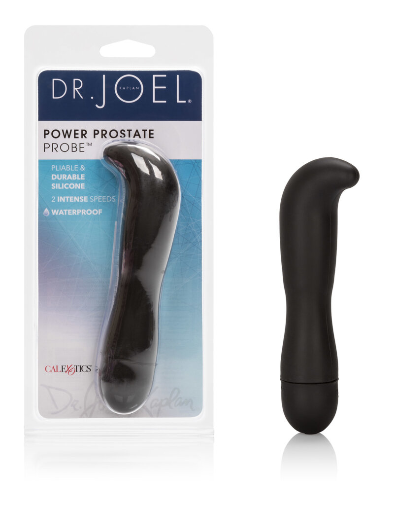 Calexotics Dr. Joel Kaplan Power Probe Prostate  4.5" Black Silicone