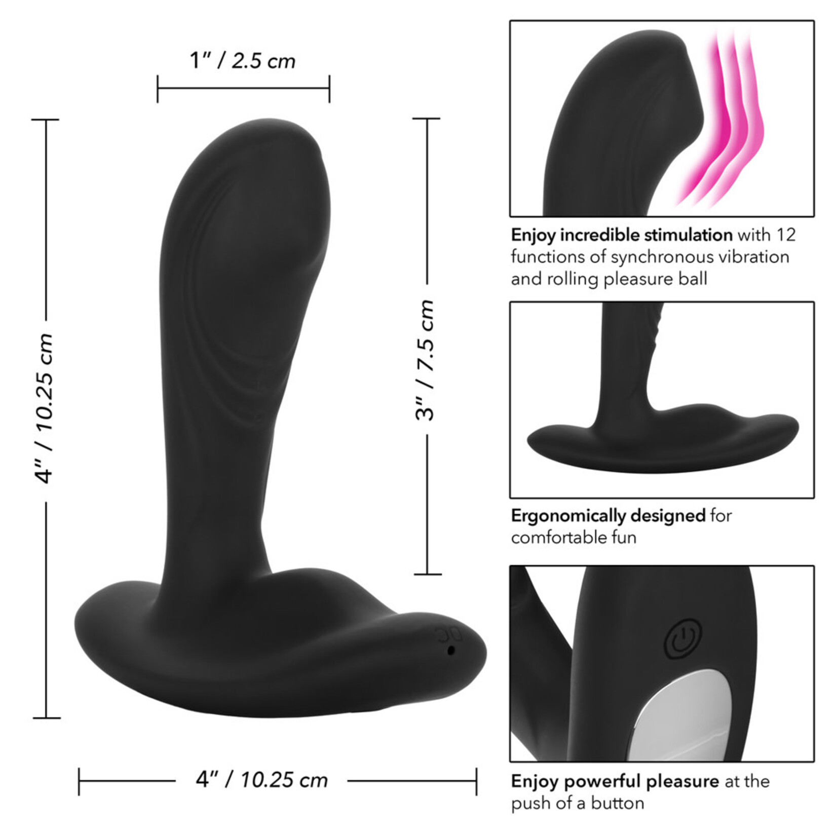 California Exotic Novelties Eclipse Tapered Roller Ball Probe