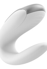 Satisfyer Satisfyer Double Fun Silicone Rechargeable Dual Vibrator With Remote Control